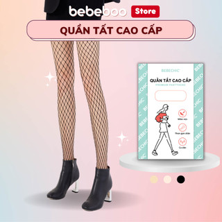 Quần tất nữ lưới mắt to Che khuyết điểm BEBECHIC QT02 form tôn dáng thon chân
