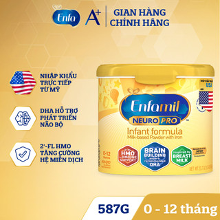 Sản phẩm dinh dưỡng công thức Enfamil NeuroPro Infant Formula 587g (Dành cho trẻ 0 – 12 tháng tuổi)