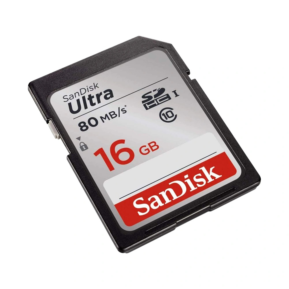 Thẻ nhớ SD Sandisk Ultra 16GB 80MB/s UHS-I (cho máy ảnh)