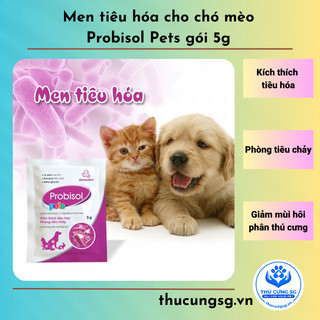 PROBISOL PETS - GÓI MEN TIÊU HÓA,KÍCH THÍCH ĂN CHO CHÓ MÈO