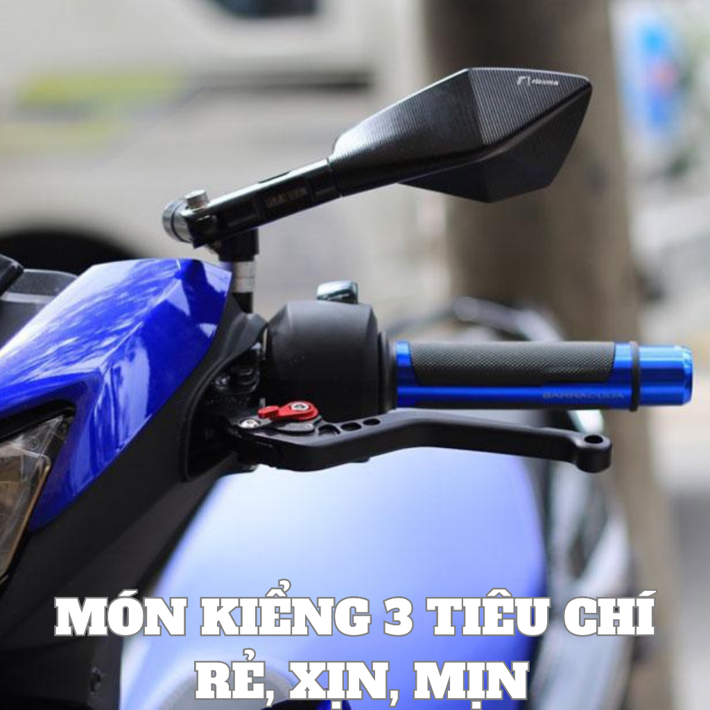 Gương chiếu hậu 5 cạnh Rizoma Phù hợp mọi loại xe - Kính kiểng GreenNetworks