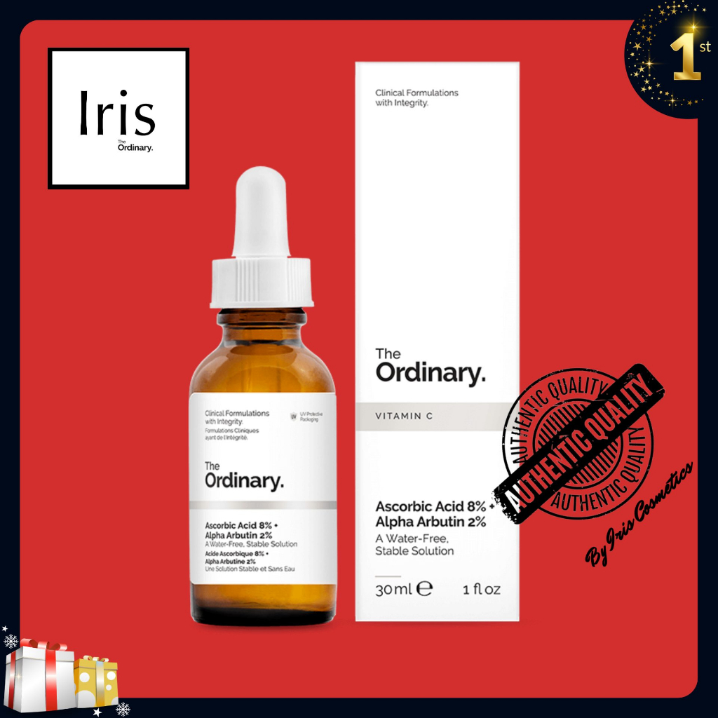 Serum sáng da- Vitamin C - Ascorbic Acid 8% + Alpha Arbutin 2% - The Ordinary 30ml (store)