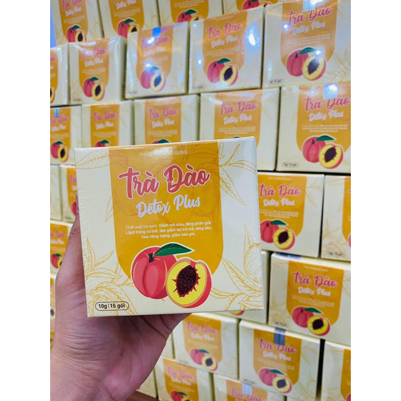 Trà đào detox plus