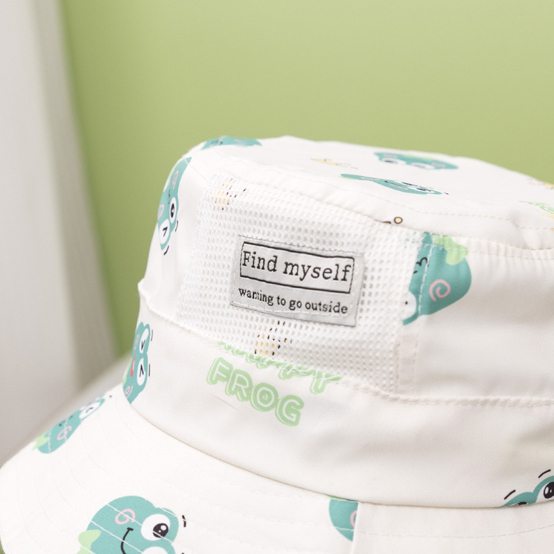 Mũ tai bèo che gáy chống nắng họa tiết dễ thương cho bé từ 2 đến 5 tuổi