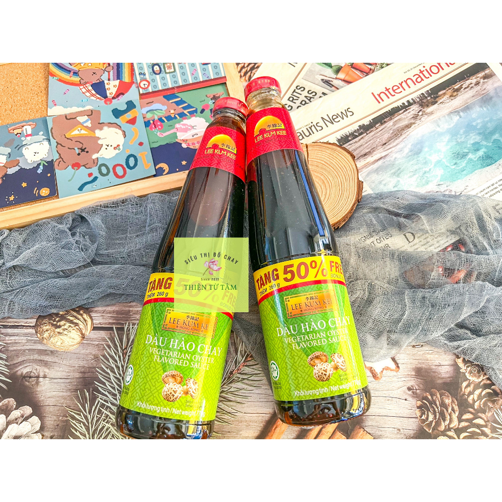 Dầu Hào Lee Kum Gia Vị Chay Cho Món Chay Thêm Đậm Vị