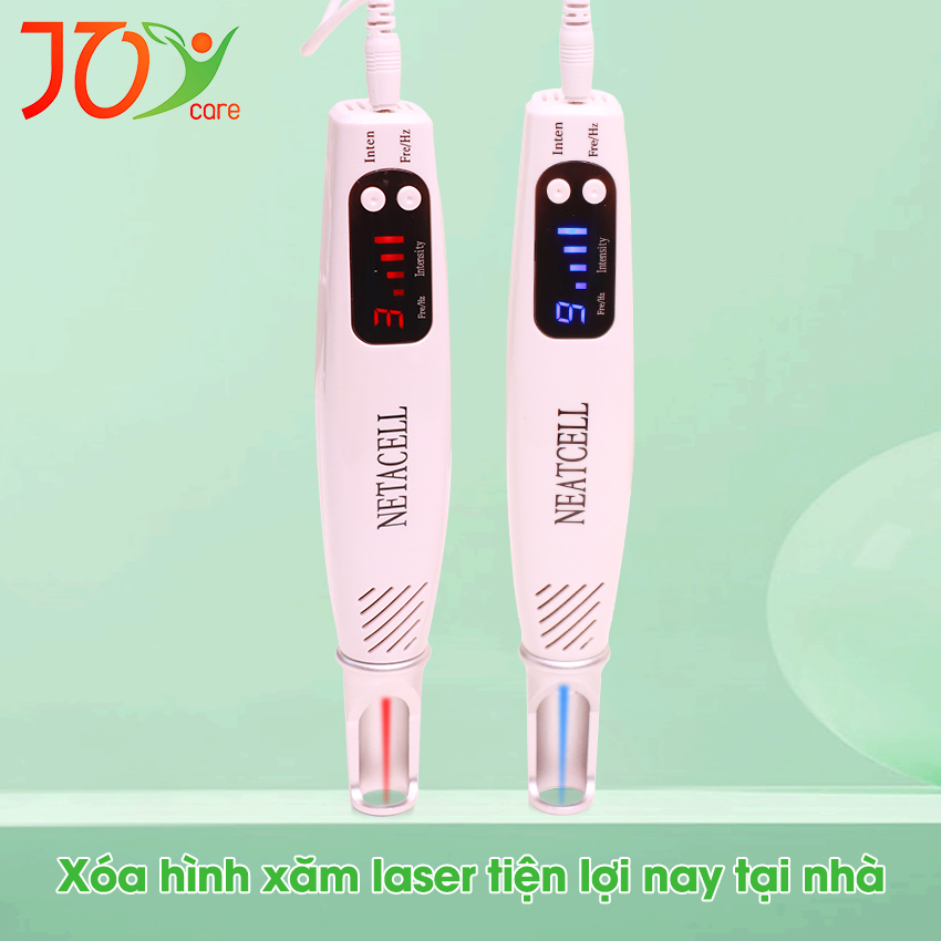 Máy xoá hình xăm laser mini, máy đốt nốt ruồi, nám tàn nhang 9 cấp độ JN-R67