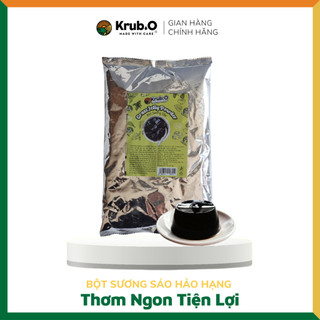 Bột sương sáo Krub.O gói 1kg thơm mịn làm topping trà sữa dẻo dai - sương sáo sữa, trà sữa sương sáo