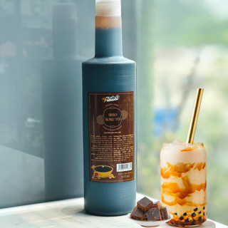 Siro Kokuto Krub.O nguyên liệu pha chế trà sữa đồ uống trà hoa quả cà phê chai 650ml