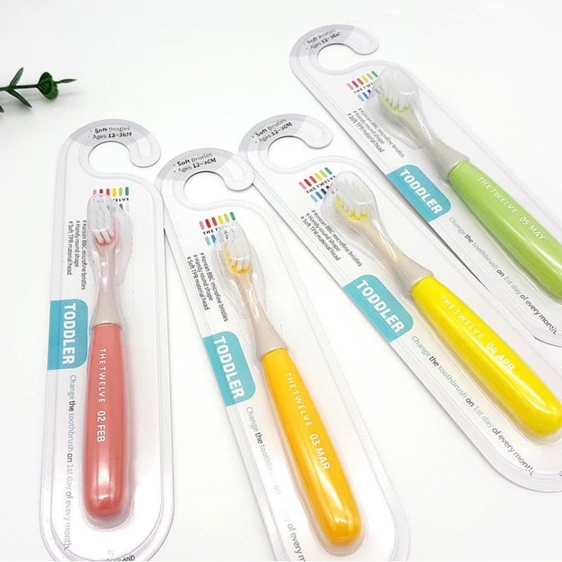 Bàn chải đánh răng cho bé THE TWELVE HÀN QUỐC bé từ 1 tuổi