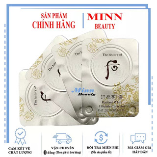 Combo 10 Vỉ Cao Cho Da Bị Nám Hoàng Cung Whoo Gongjinhyang Seol Radiant White Ultimate Corrector 1mlX 10