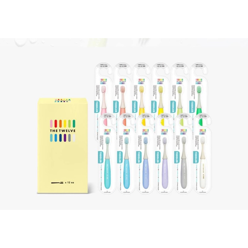 Bàn chải đánh răng cho bé THE TWELVE HÀN QUỐC bé từ 1 tuổi