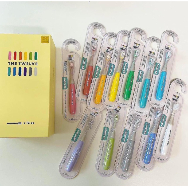 Bàn chải đánh răng cho bé THE TWELVE HÀN QUỐC bé từ 1 tuổi