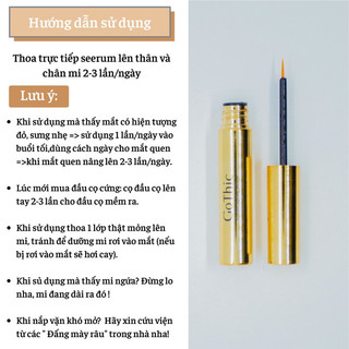 Dưỡng mi + mày Gothic