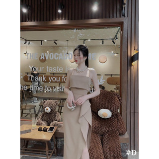 Váy hai dây lệch tà siêu xinh