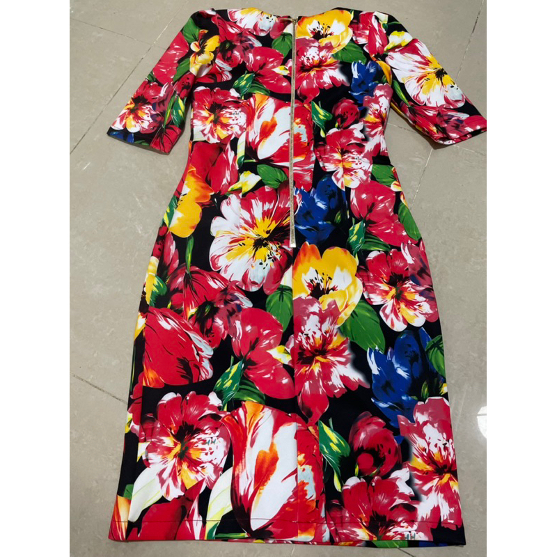 Đầm Calvin klein  dư in hoa siêu đẹp