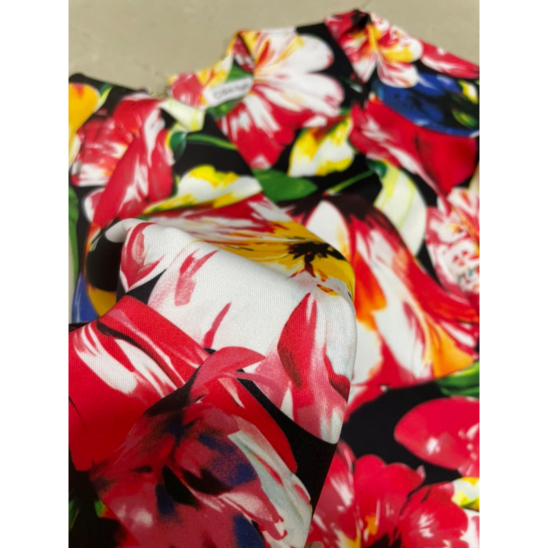 Đầm Calvin klein  dư in hoa siêu đẹp