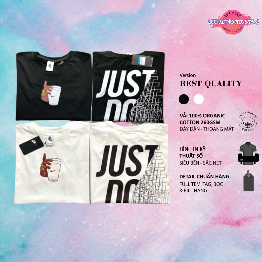 Áo Thun JUSt DO IT  - Vải Cao Cấp  Coton  100%