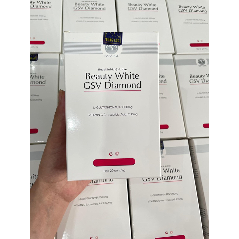 Glutathione 1000mg GSV làm sáng da chống lão hoá dạng sủi dễ hấp thu