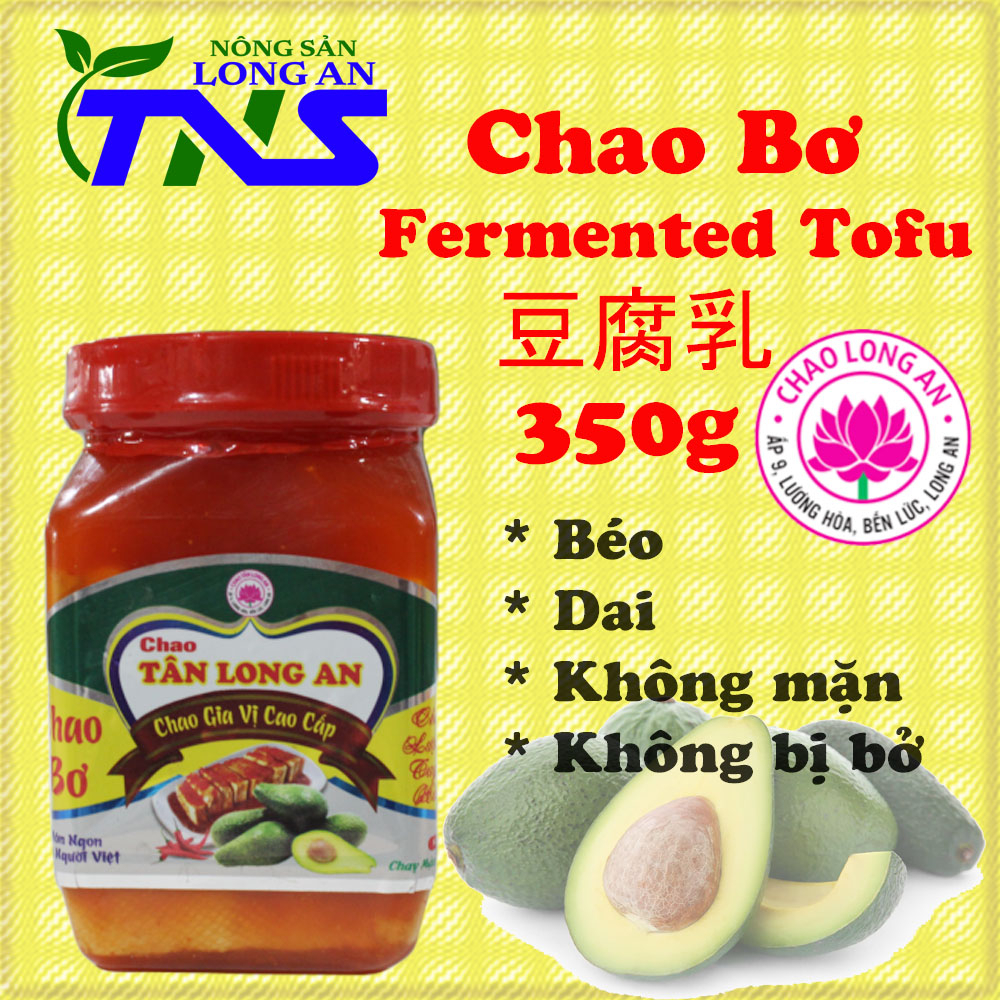 Chao Bơ Tân Long An size trung 350g