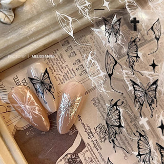 Sticker bướm nail dán móng tay 3d