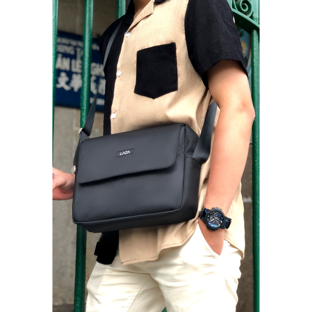Túi đeo chéo nam thời trang LAZA Mano Bag 513 - Chất liệu Oxford trượt nước cao cấp - Bảo hành trọn đời