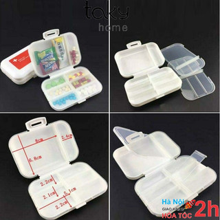 Hộp Đựng Thuốc Chia Ngăn, Hộp Thuốc 7 Ngày Riêng, Nhỏ Gọn, Tiện Dụng, Nhựa Chắc Chắn, An Toàn, Giá Rẻ. TakyHome 7123