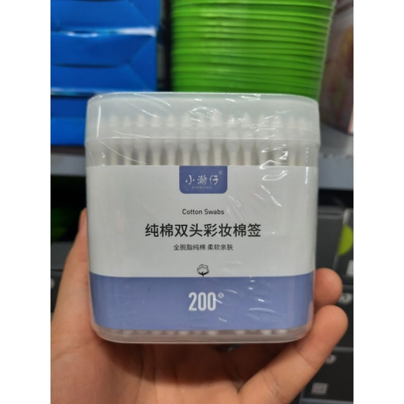 Tăm Bông Ngoáy Tai 2 Đầu 200c