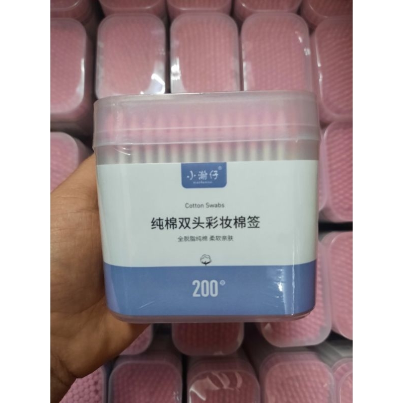 Tăm Bông Ngoáy Tai 2 Đầu 200c