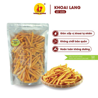 Khoai lang sấy Thuận Hương 500gr Túi zip - Hàng xuất khẩu loại 1 cao cấp