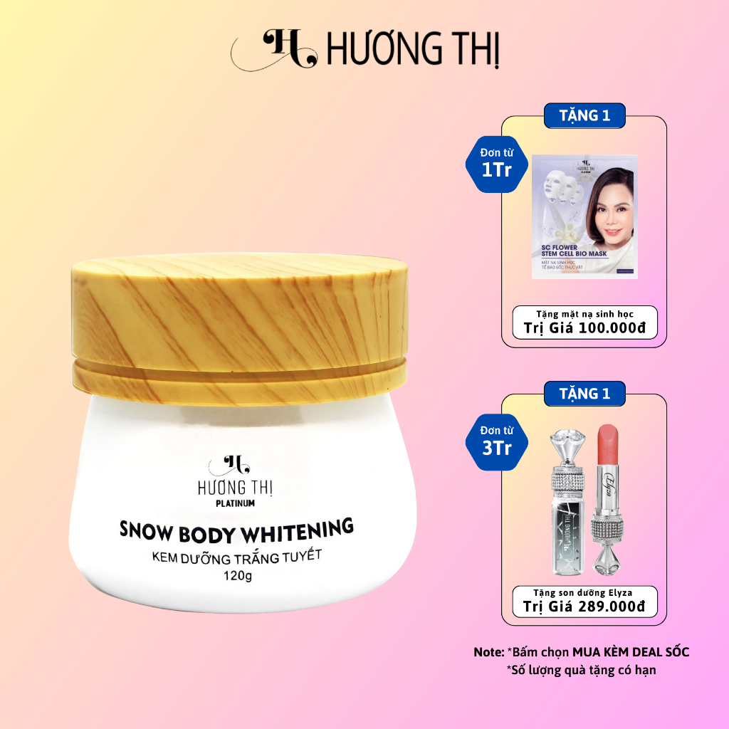 Kem dưỡng trắng tuyết Hương Thị Snow Body Whitening 120g