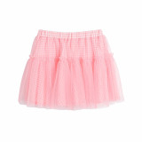 Chân váy Curlysue caro hồng phối voan Nga Fish C1V0V7