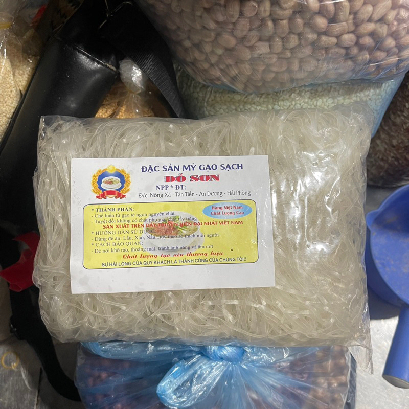 MÌ RỐI GẠO HẢI PHÒNG- bánh đa trắng Hải Phòng sợi dai