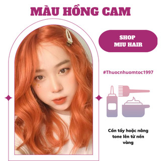 Thuốc nhuộm tóc tone Cam ( cần tẩy hoặc nâng tone )