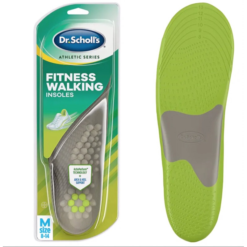 Miếng lót giày đi bộ thể dục Dr. Scholl's Athletic Series, nữ size 36-42 , Nam size 38-47, chính hãng từ Mỹ