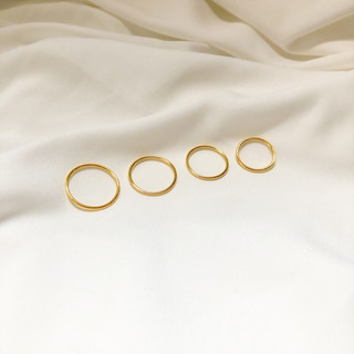 Nhẫn trơn theo size - Bạc 925