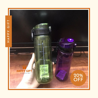 Bình đựng nước nhựa thể thao 500ml, bình uống nước thể thao