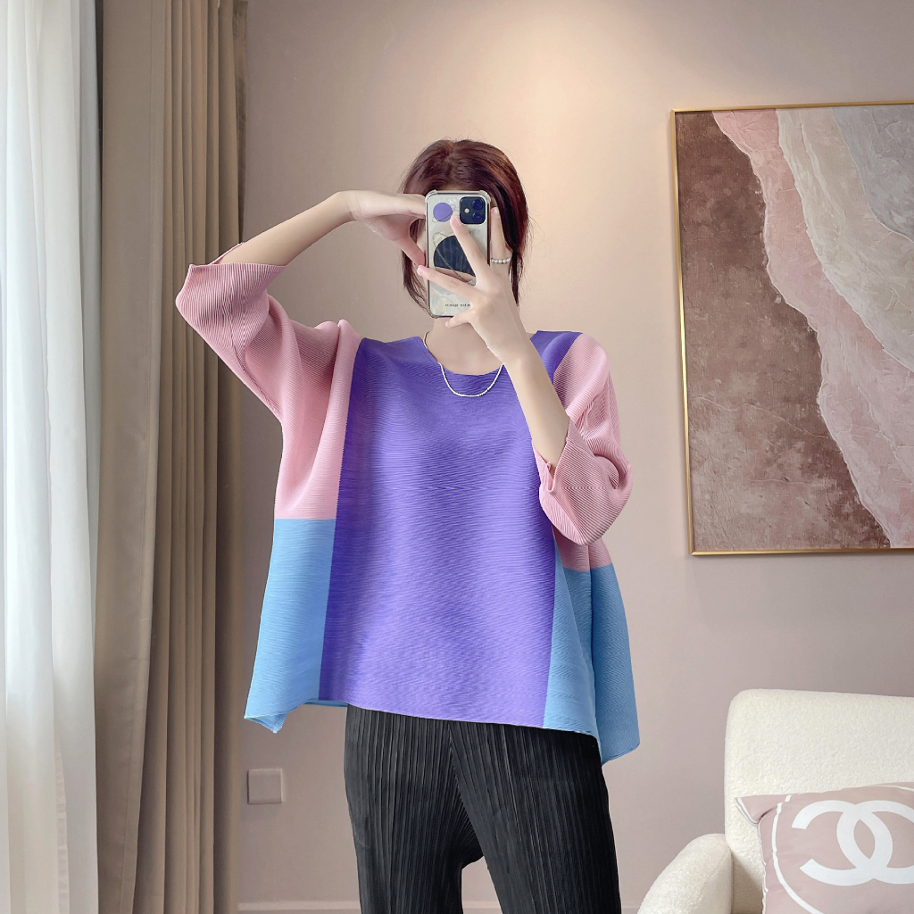 Áo thun nhúng không nhăn, Áo tay ngắn cao cấp, freesize co giãn nhiều