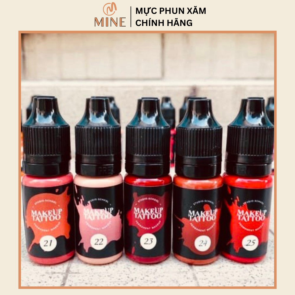 Mực Phun Xăm Makeup - Mực Hữu Cơ Chính Hãng Nga Lên Màu Nhanh, Chuẩn, Bám Màu Cực Tốt (02)