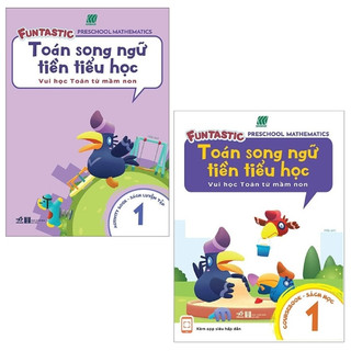 Sách - combo toán song ngữ tiền tiểu học