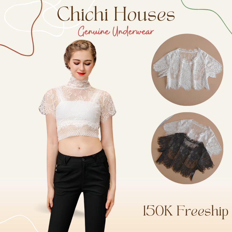 Áo choàng cổ Ren Mỏng Điều Hoà Nhiệt Độ Chống Nắng Thanh Lịch Evabra 2335