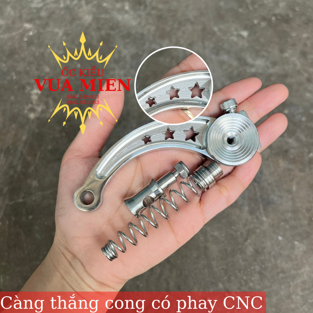 Bộ càng thắng lò xo Vua Miên inox 304 cho các dòng xe