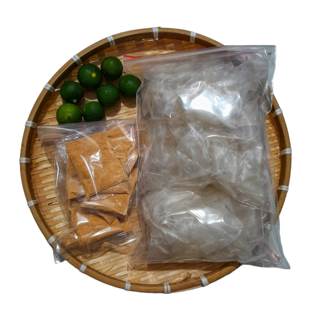 Bánh Tráng Rìa Phơi Sương Kèm Muối Nhuyễn | Nghiện Store | Freeship