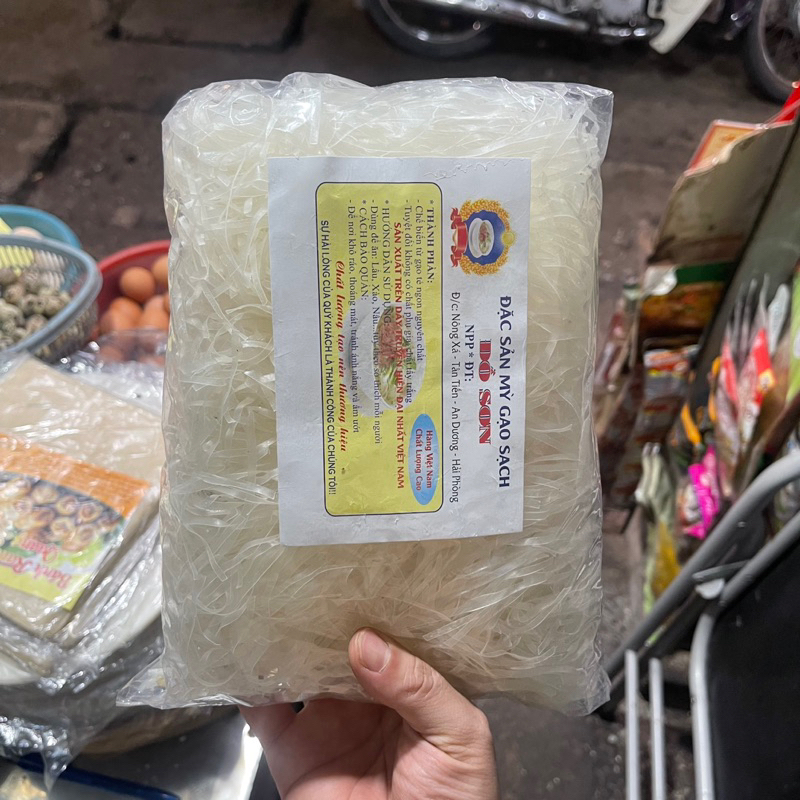 MÌ RỐI GẠO HẢI PHÒNG- bánh đa trắng Hải Phòng sợi dai