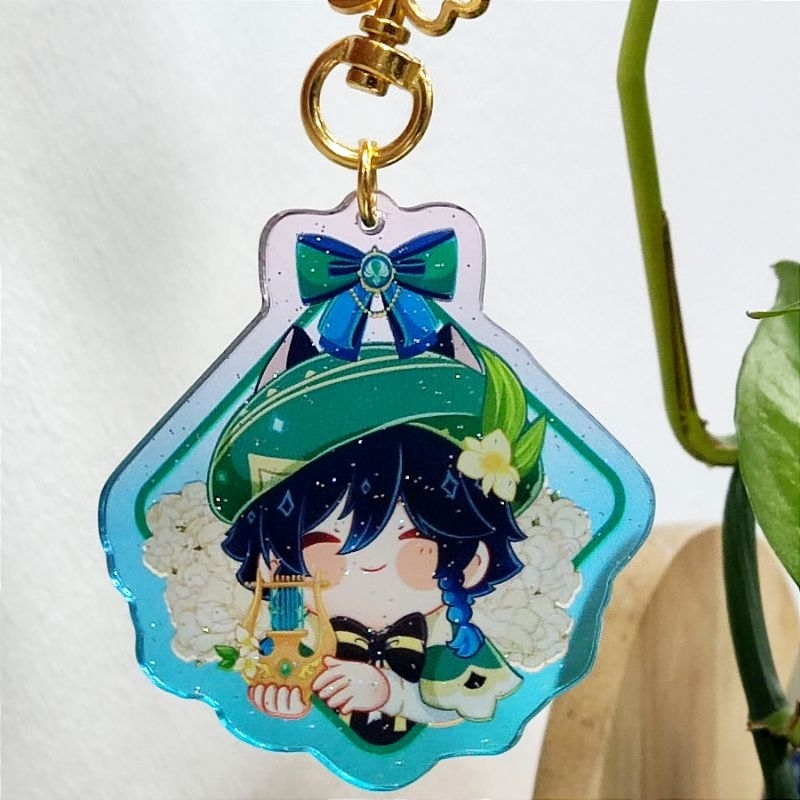 Móc khoá keychain Genshin Impact 4 mẫu