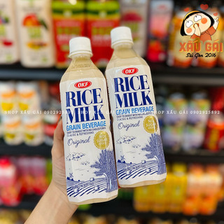 Sữa gạo/ nước gạo không đường rice milk okf hàn quốc chai nhỏ 500ml