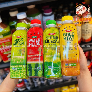 Nước ép trái cây thạch nha đam hàn quốc okf 500ml