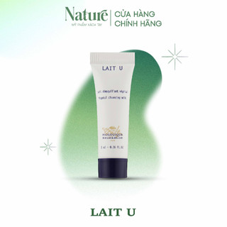 [ Mẫu thử ] Sữa rửa mặt Lait U 5ml kháng khuẩn và làm sáng da - K03_5