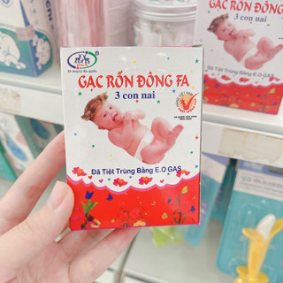 Băng Rốn Đông Fa, Gạc Rốn Cho Trẻ Sơ Sinh (Hộp 3 Miếng)