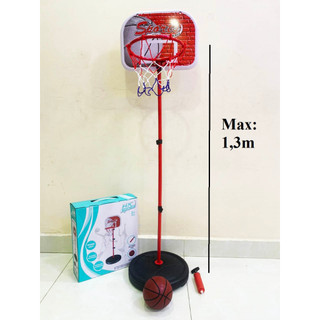 Đồ chơi bóng rổ trẻ em trụ sắt 145cm