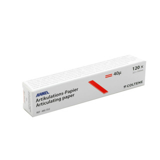 Giấy cắn Hanel 1 mặt đỏ 40µm